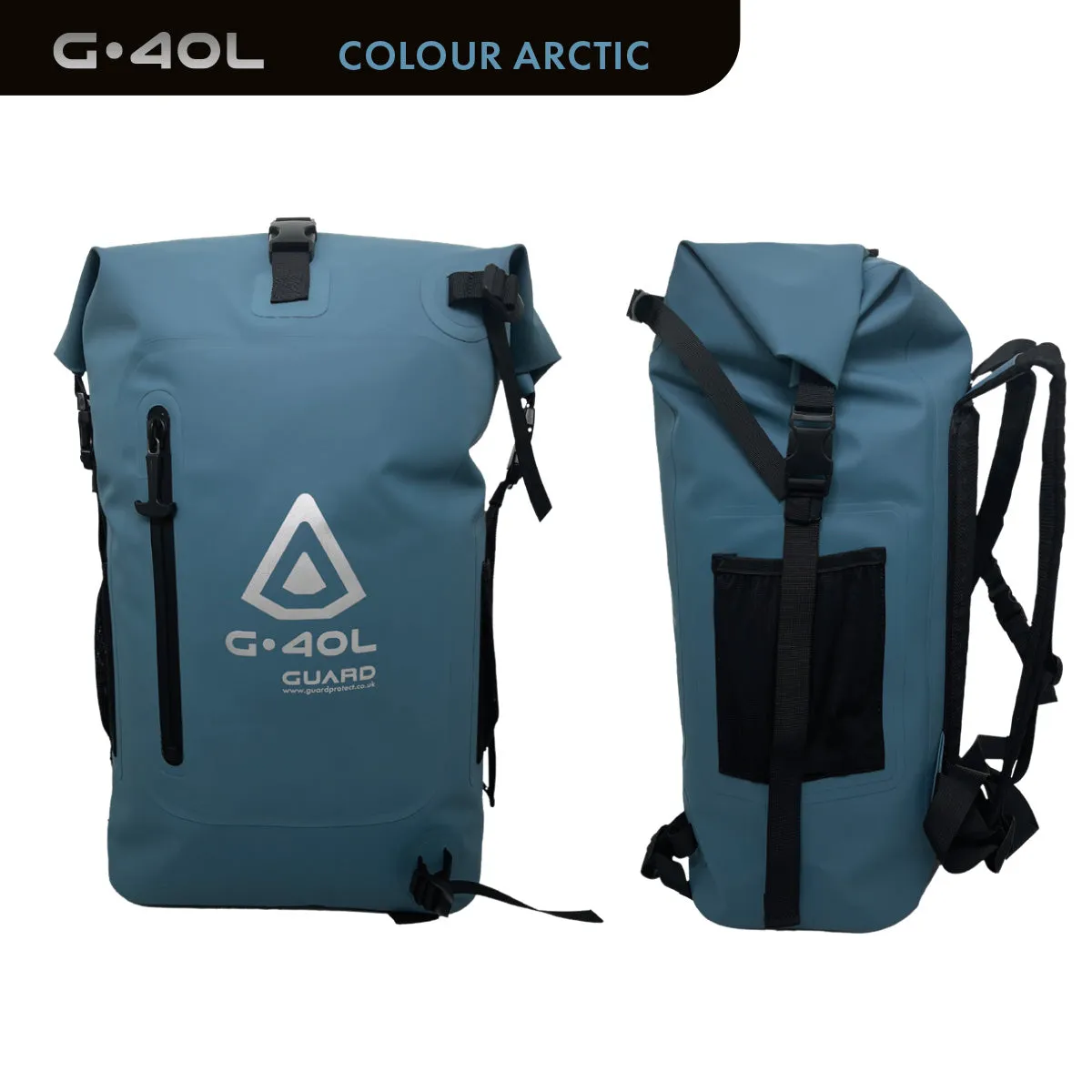 GUARD® G.40L 100% Waterproof Surfing Backpack - Arctic