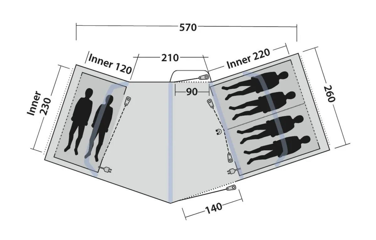 Hartford 6 Man Air Tent Package