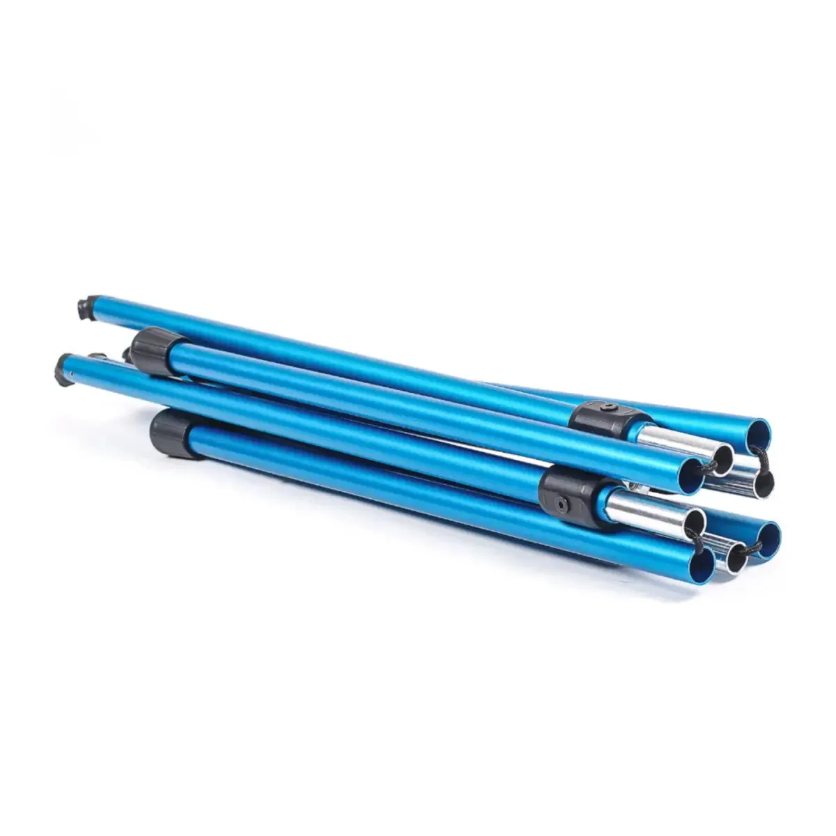 Helinox Cafe Table Folding Camp Table - Black / Cyan Blue Frame