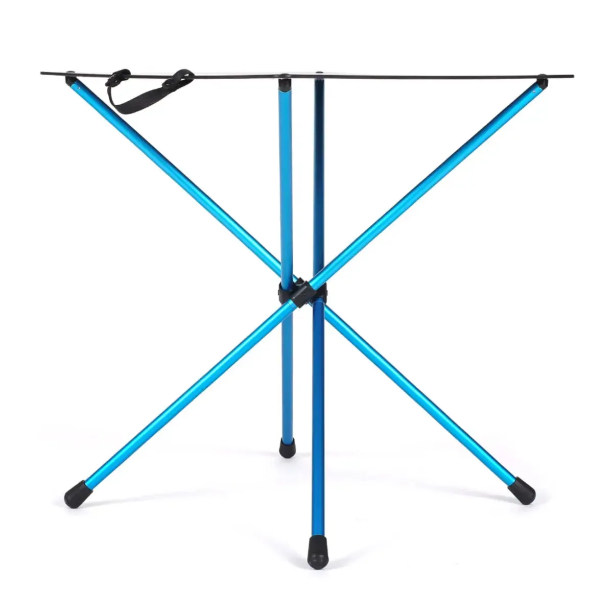 Helinox Cafe Table Folding Camp Table - Black / Cyan Blue Frame