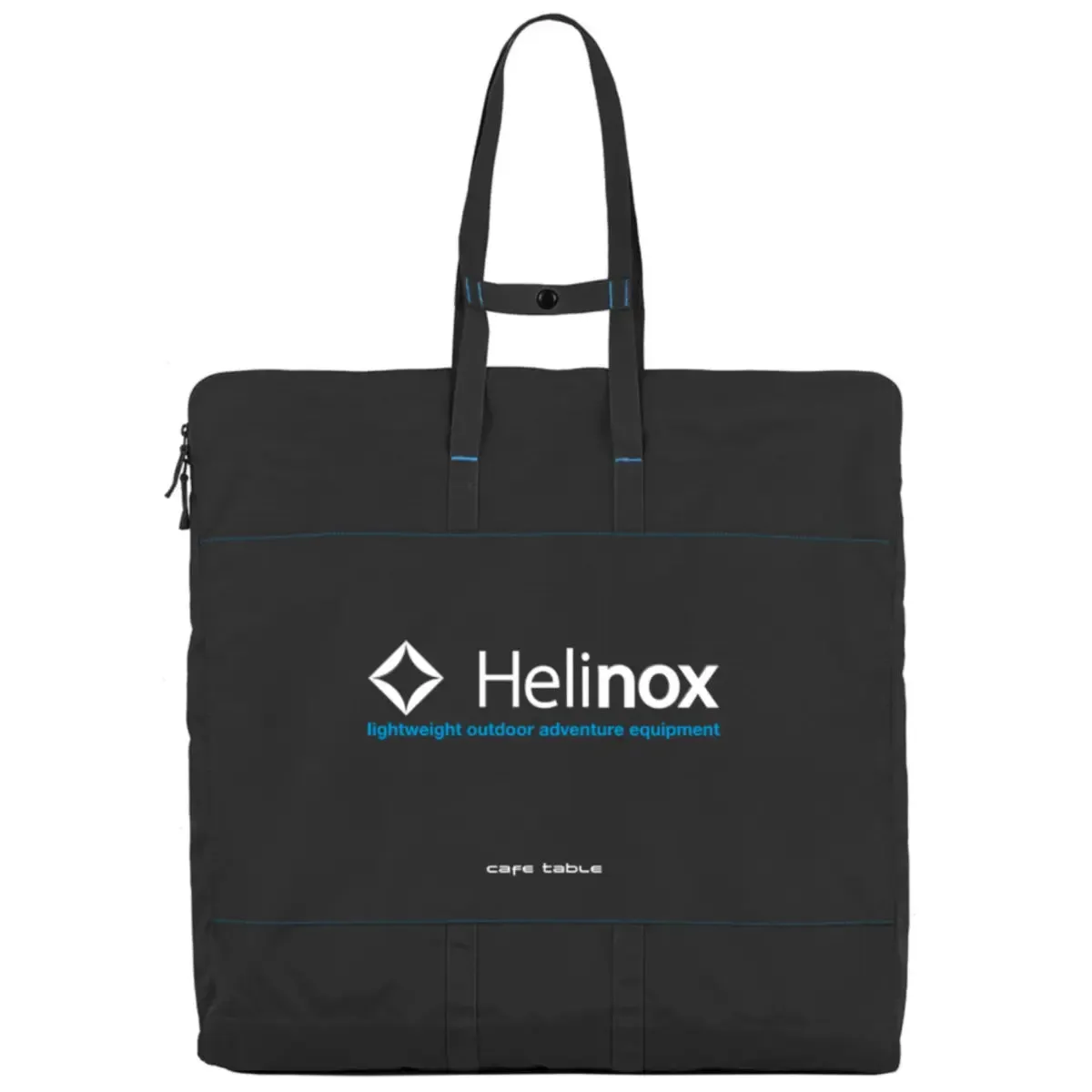 Helinox Cafe Table Folding Camp Table - Black / Cyan Blue Frame