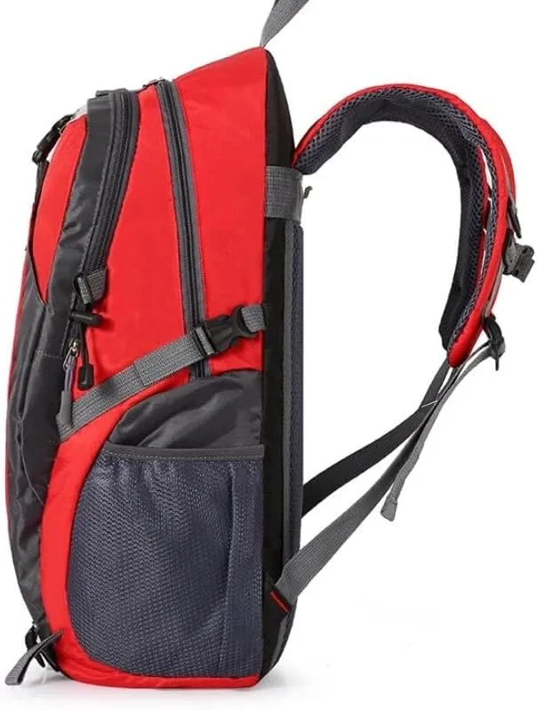 High capacity 40 Litre Mountaineering Bag Outdoor Survival Waterproof Large Capacity Travel Double Shoulder Travel Cycling (Green)