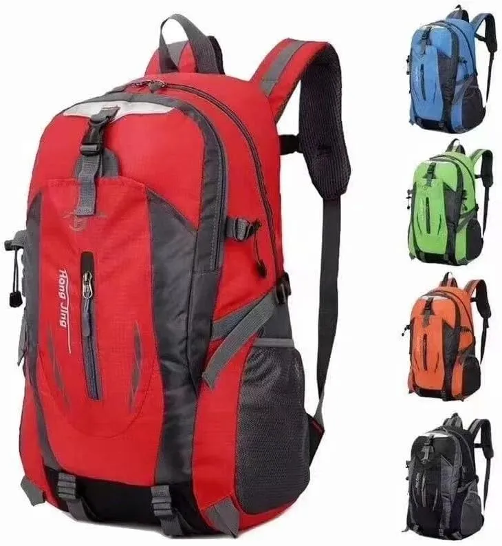 High capacity 40 Litre Mountaineering Bag Outdoor Survival Waterproof Large Capacity Travel Double Shoulder Travel Cycling (Green)