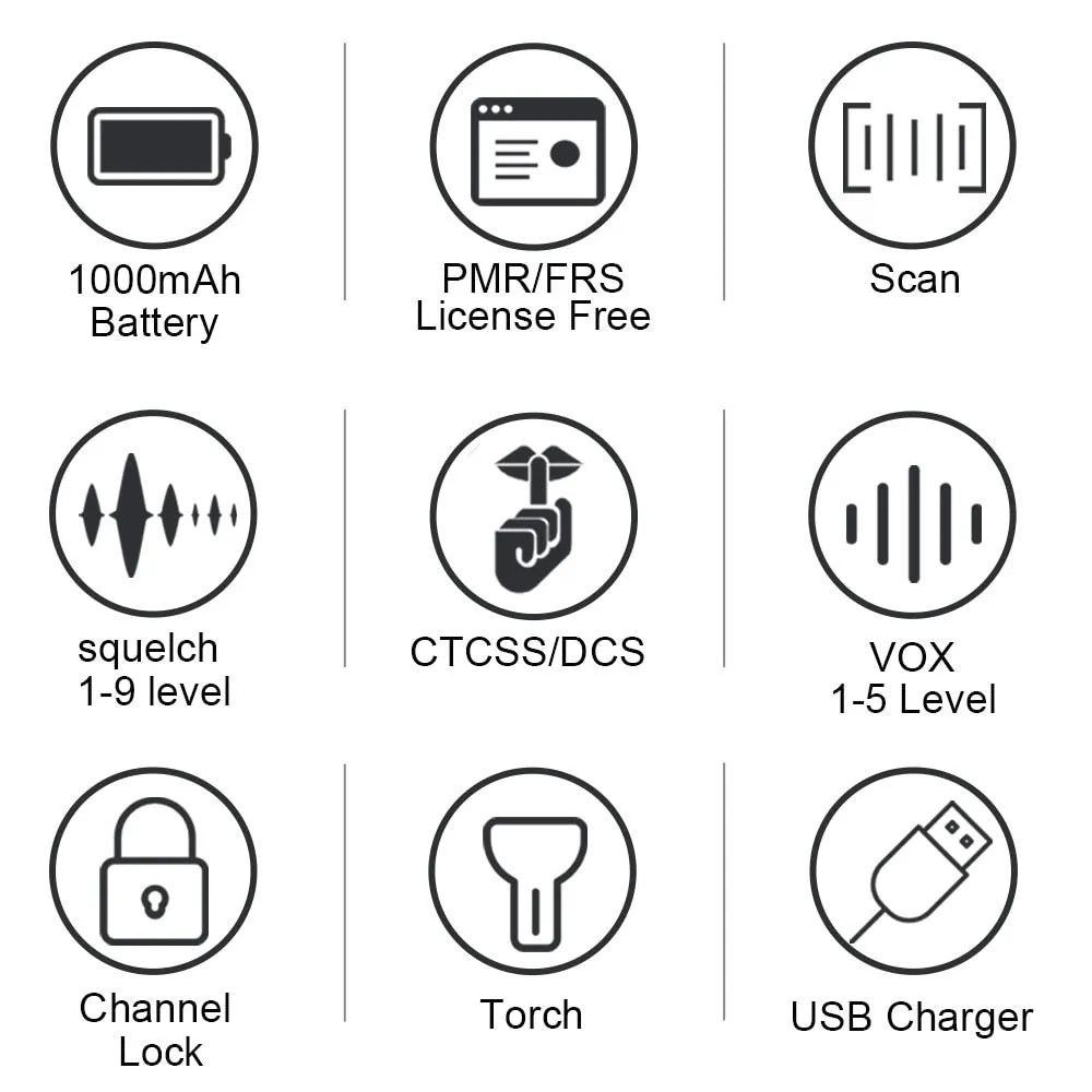 High Grade Rechargeable Walkie-Talkie