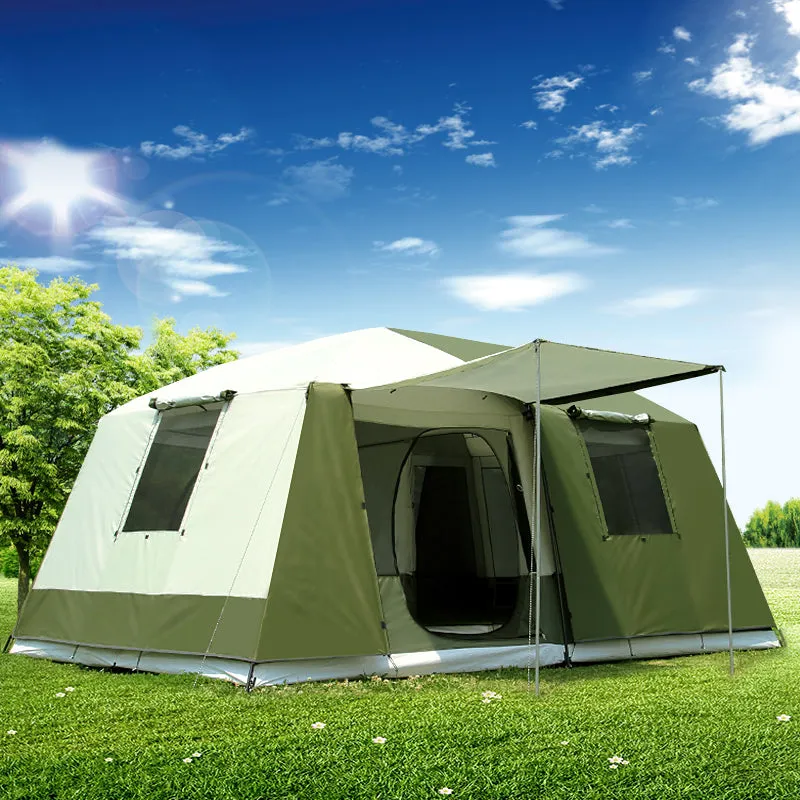 High quality 10 Persons double layer waterproof camping tent