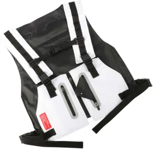 High Visibility Multifunctional Reflective Vest for Running Outdoor Cycling White