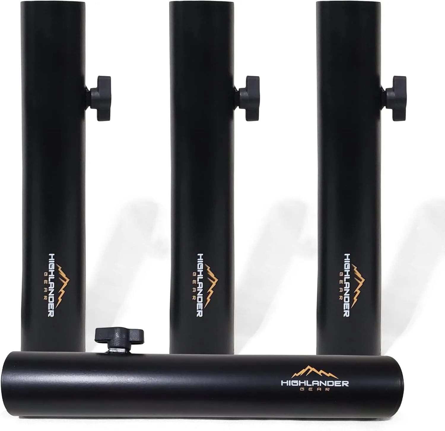 Highlander Camp Chef Leg Levelers, Stove Risers. Set of 4. Fits Most Round Leg Camp Stoves.