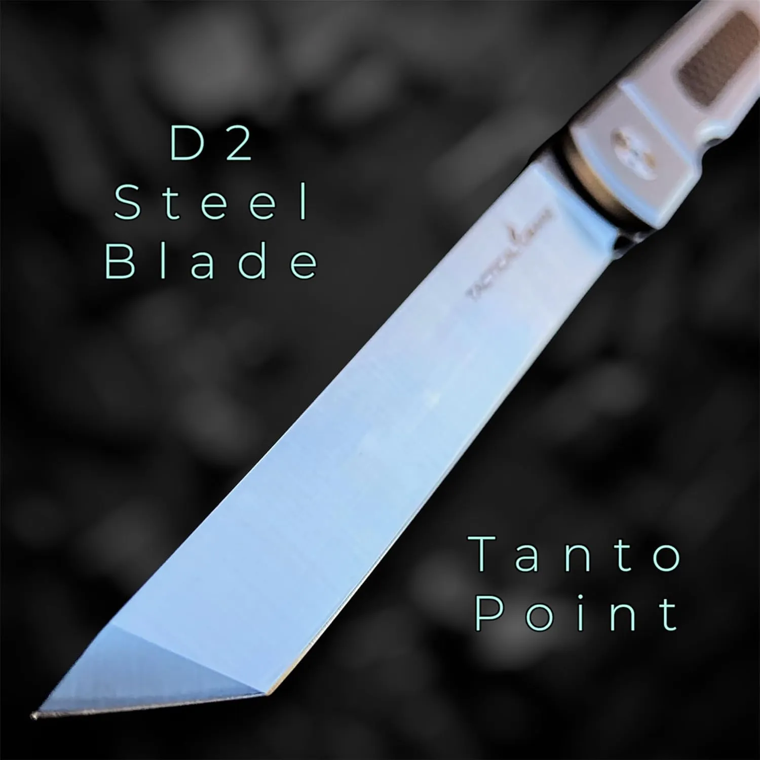 Higonokami Pocket Folding Knife, Solid Tc4 Titanium Handle, Japanese Style Top Flipper, Razor Sharp D2 Steel Tanto Blade (Tatsu Higonokami)