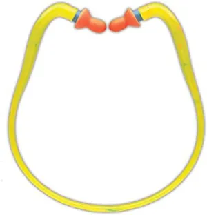 Howard Leight Quiet Band Inner-Aural Banded Earplugs, NRR 27, 10-Pairs (QB1HYG)