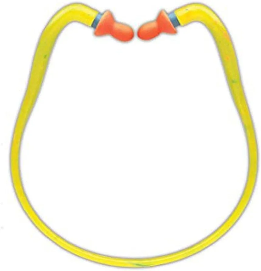 Howard Leight Quiet Band Inner-Aural Banded Earplugs, NRR 27, 10-Pairs (QB1HYG)