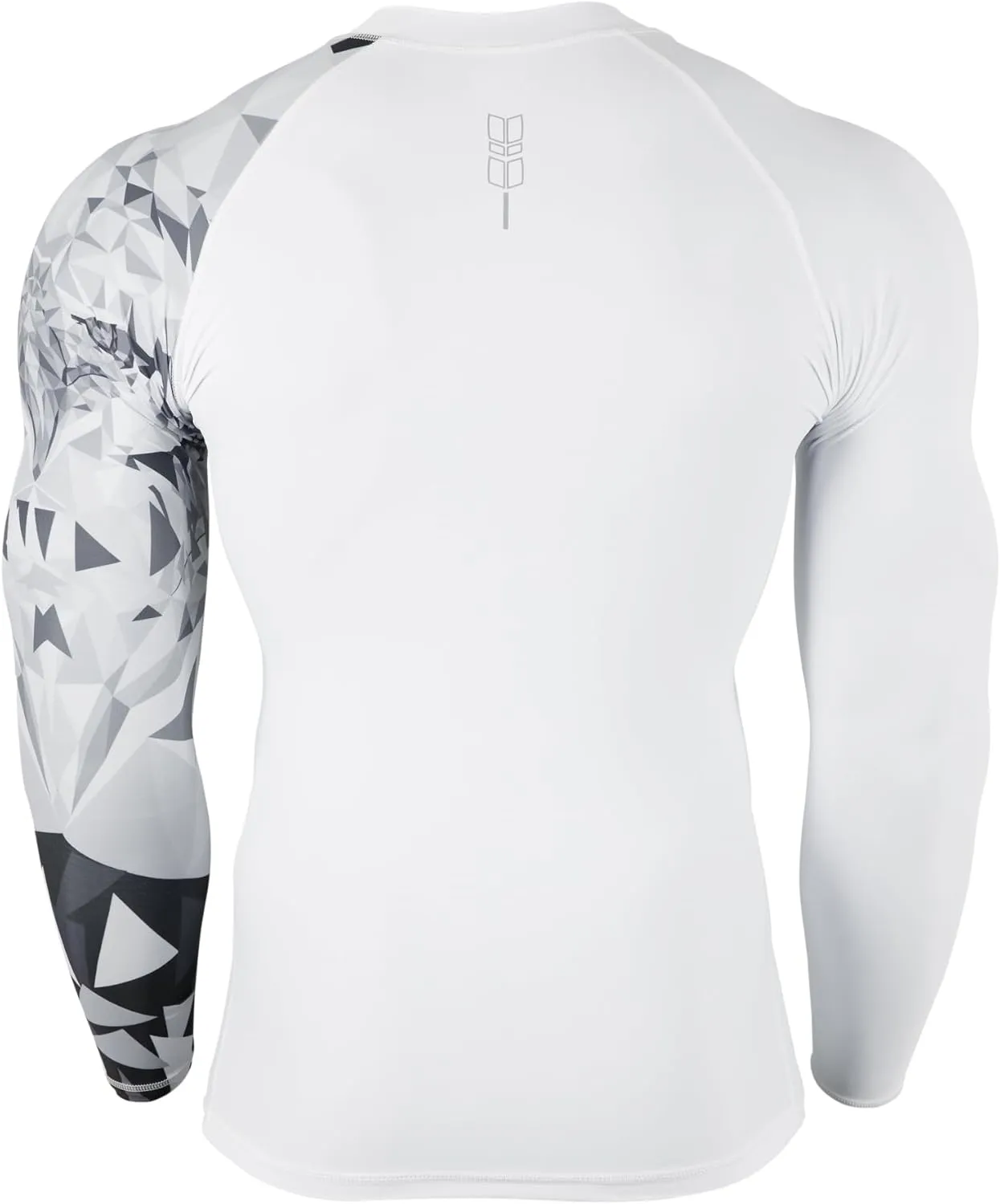HUGE SPORTS Men's Swim Shirts Long Sleeve Zip Rash Guard UPF 50  Sun Protective Quick Drying