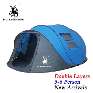 HUI LINGYANG T 5-6 Person Family Tent