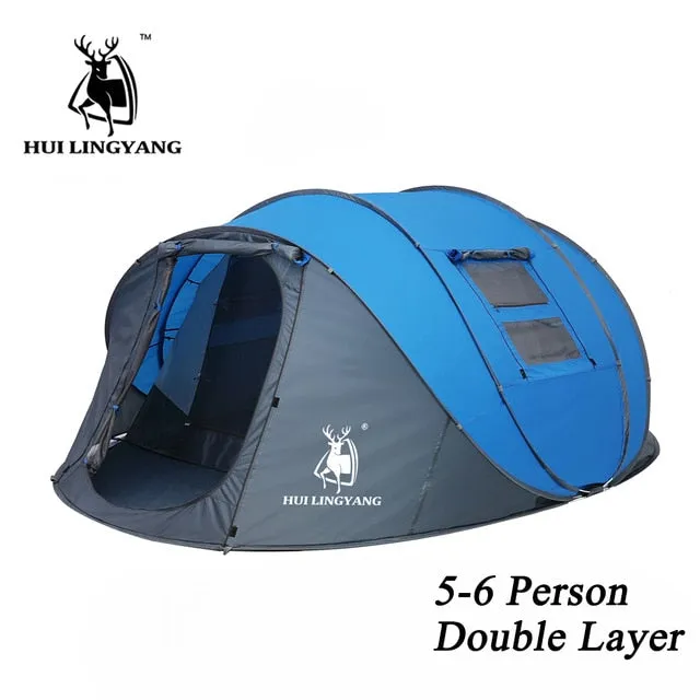 HUI LINGYANG T 5-6 Person Family Tent