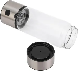 Hydrogen Water Bottle Generator, Rapid 1400ppb SPE Electrolysis in 3 Mins, Portable Hydrogen Rich Water Maker with SelfCleaning & Dual Modes for Travel Fitness (16oz Borosilicate Glass)
