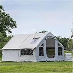 Inflatable Tents,Glamping Tent, Inflatable Camping Tent for 2-8 Persons 4-Season Inflatable Tent Glamping Outdoor Air Blow Up Tent