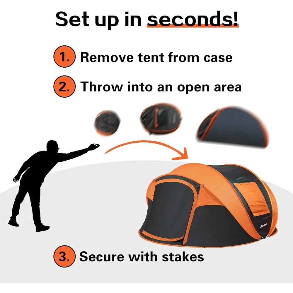 Instant Pop Up Camping Tent for Multiple People