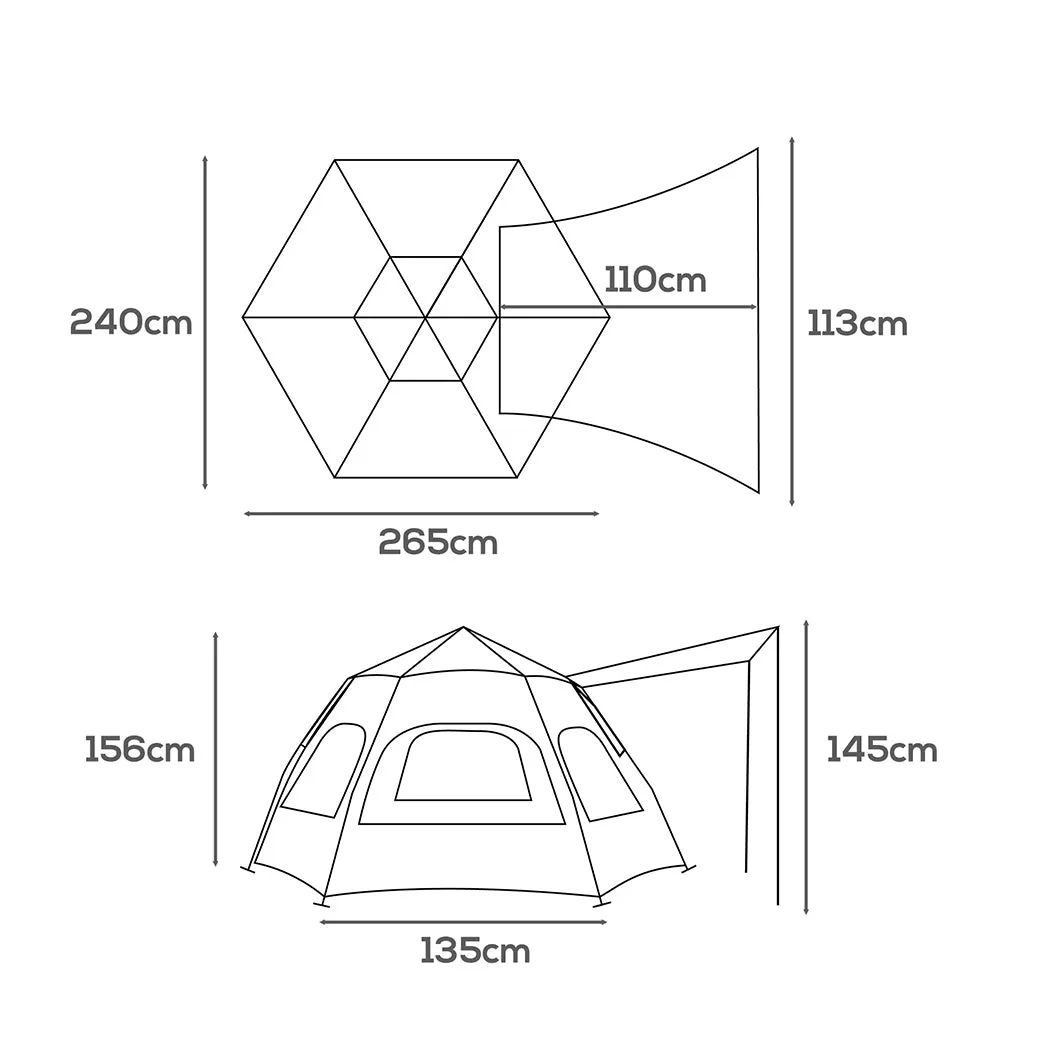 Instant Pop up Tent Auto Family Camping