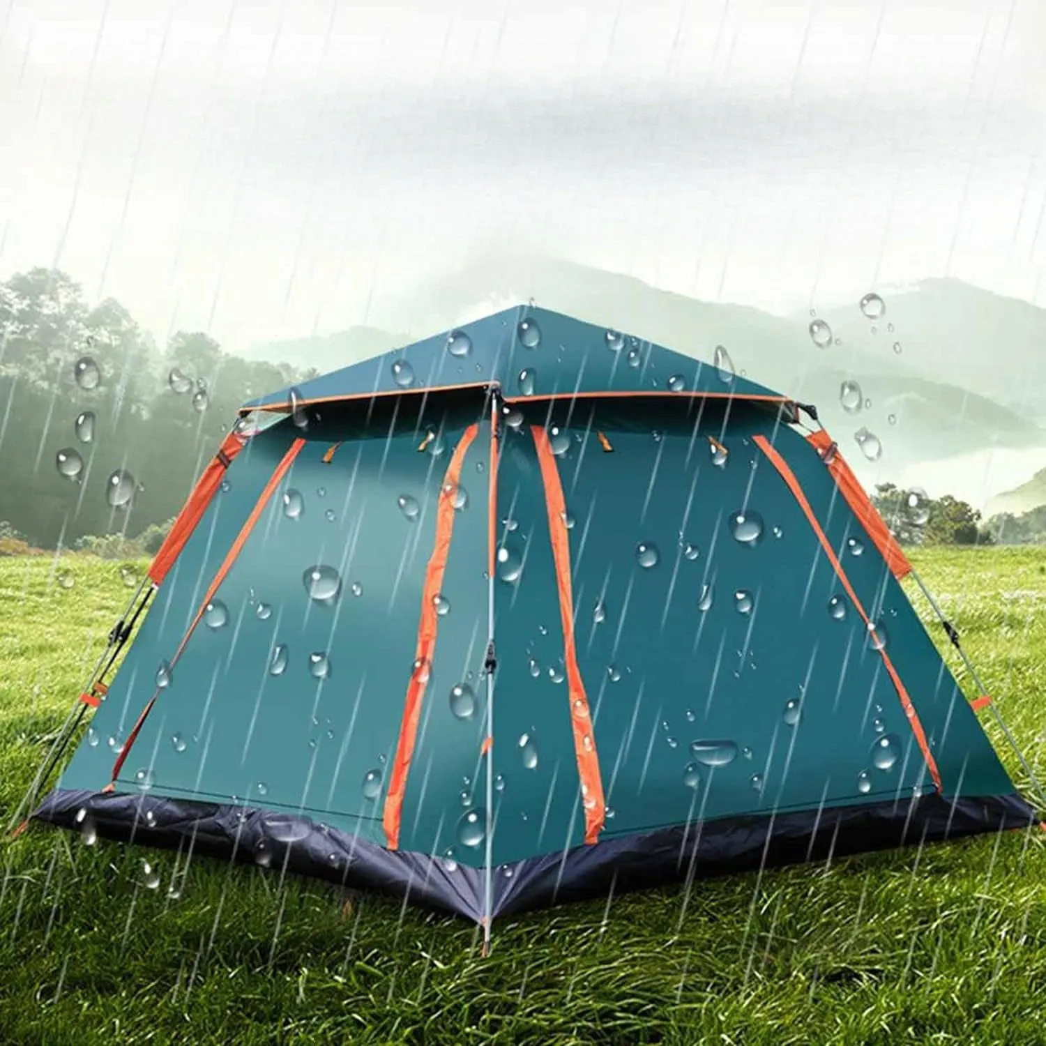 Instant Pop-Up Waterproof Camping Tent for 4-5 People