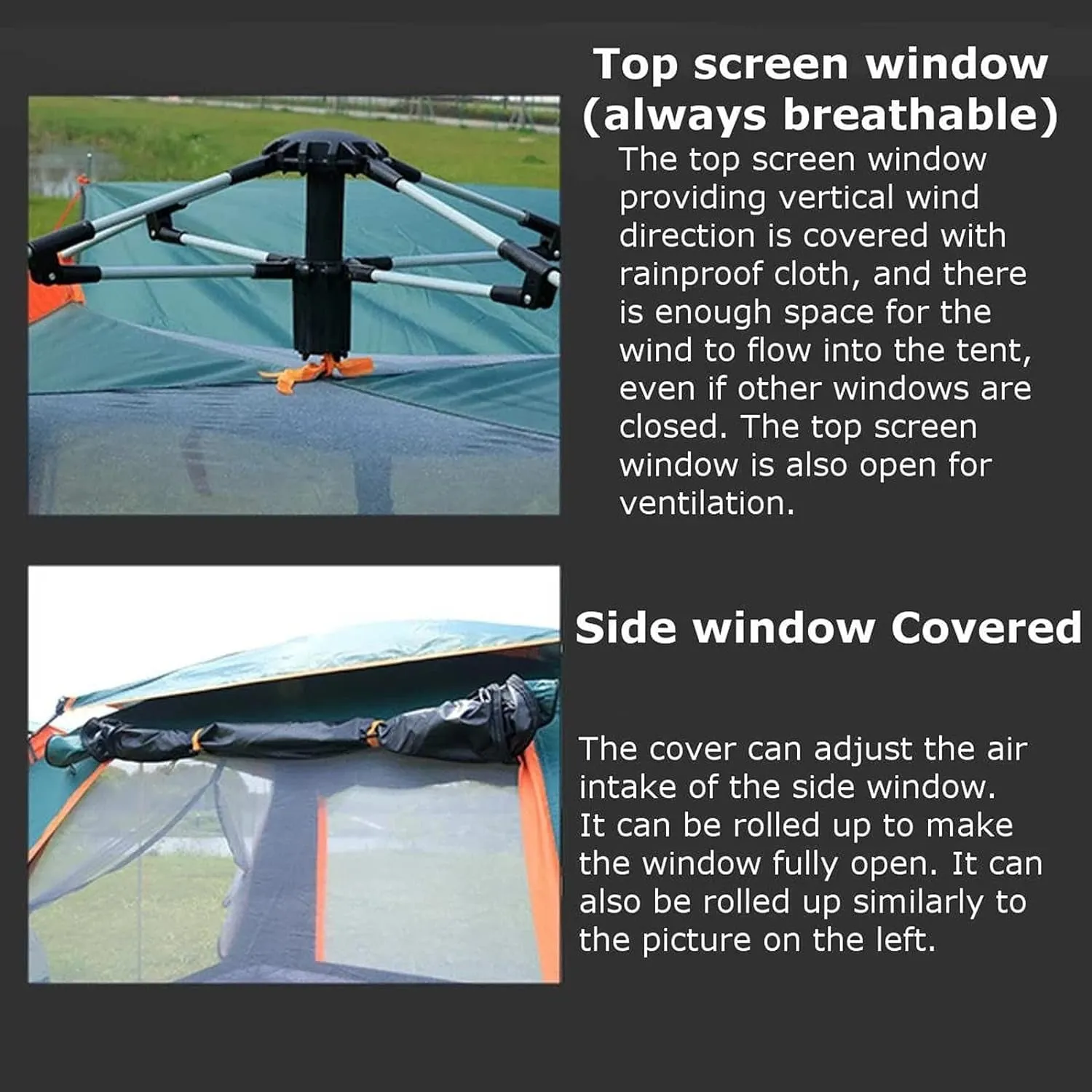 Instant Pop-Up Waterproof Camping Tent for 4-5 People