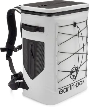 Insulated Backpack Cooler Holds 24 or 35 Cans for 72 Hours - Perfect Lunch or Drink Bag for Camping, Hiking, Fishing, Kayaking, Sports, or Beach - 100% Waterproof Heavy Duty Construction by Earth Pak