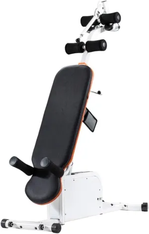 Inversion Table Multifunctional Electric Inversion Table Leg Stretch Stretcher Machine Adjustable Height with Comfort PU Backrest for Men and Women
