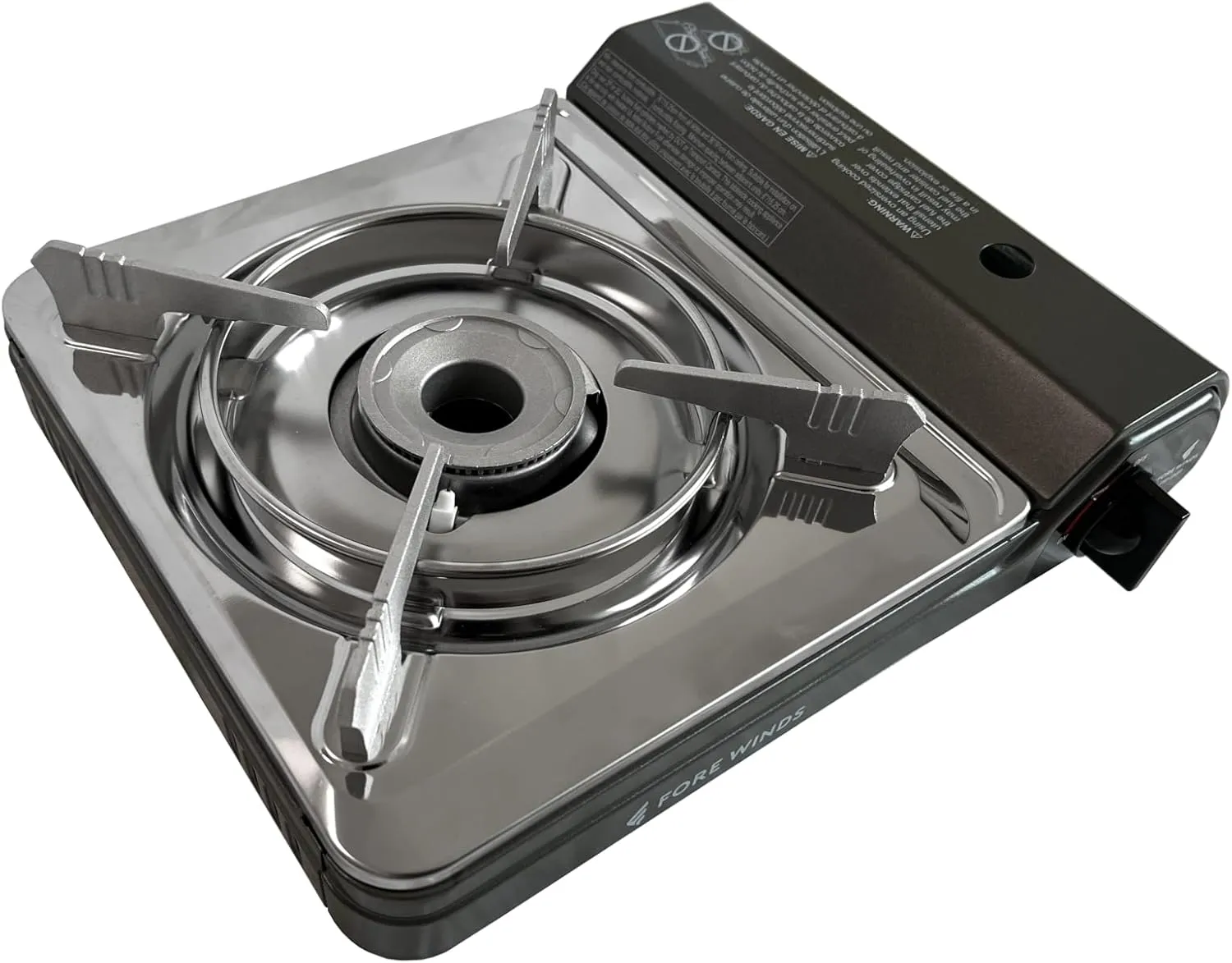 Iwatani Cassette Feu Butane gas Camp Stove, one, Gray