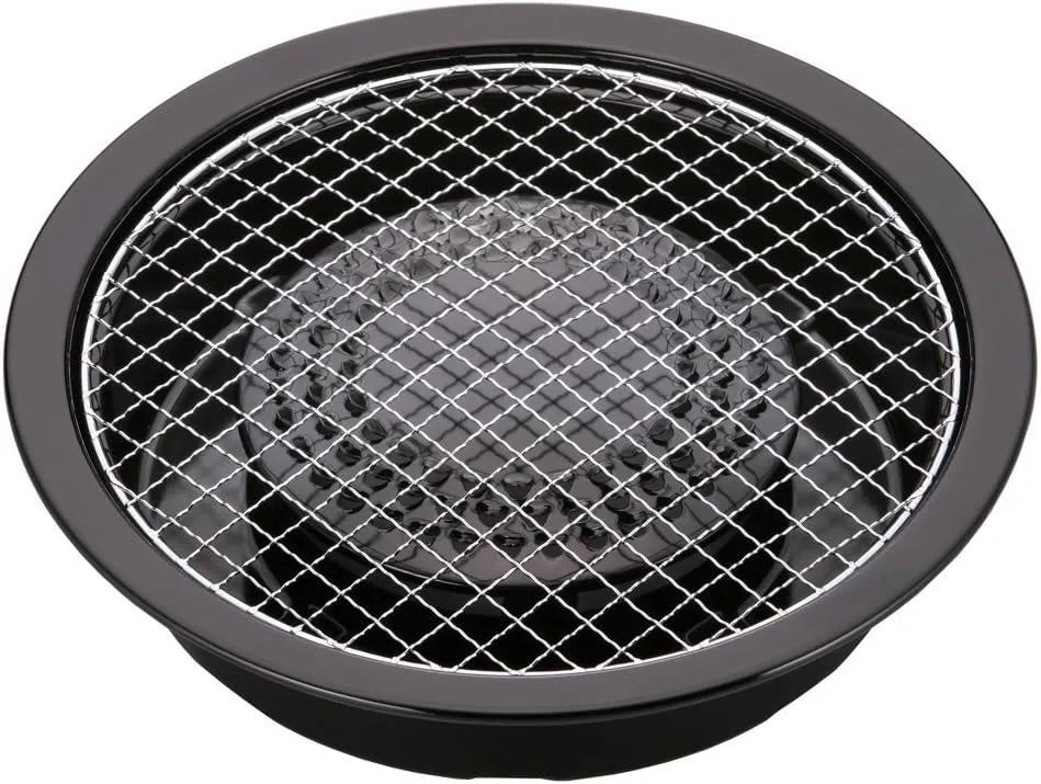 Iwatani Korean Cookware Aburi Stove Top Grill Pan, Black, (CB-P-AM3)