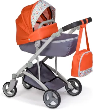 JC Toys - for Keeps Playtime | Deluxe Folding Sports Pram Stroller | Nature Theme Collection | for Dolls up to 20" | Ages 3 