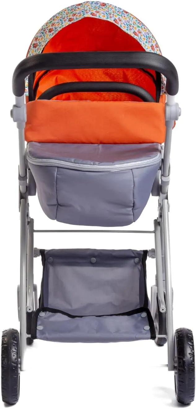 JC Toys - for Keeps Playtime | Deluxe Folding Sports Pram Stroller | Nature Theme Collection | for Dolls up to 20" | Ages 3 