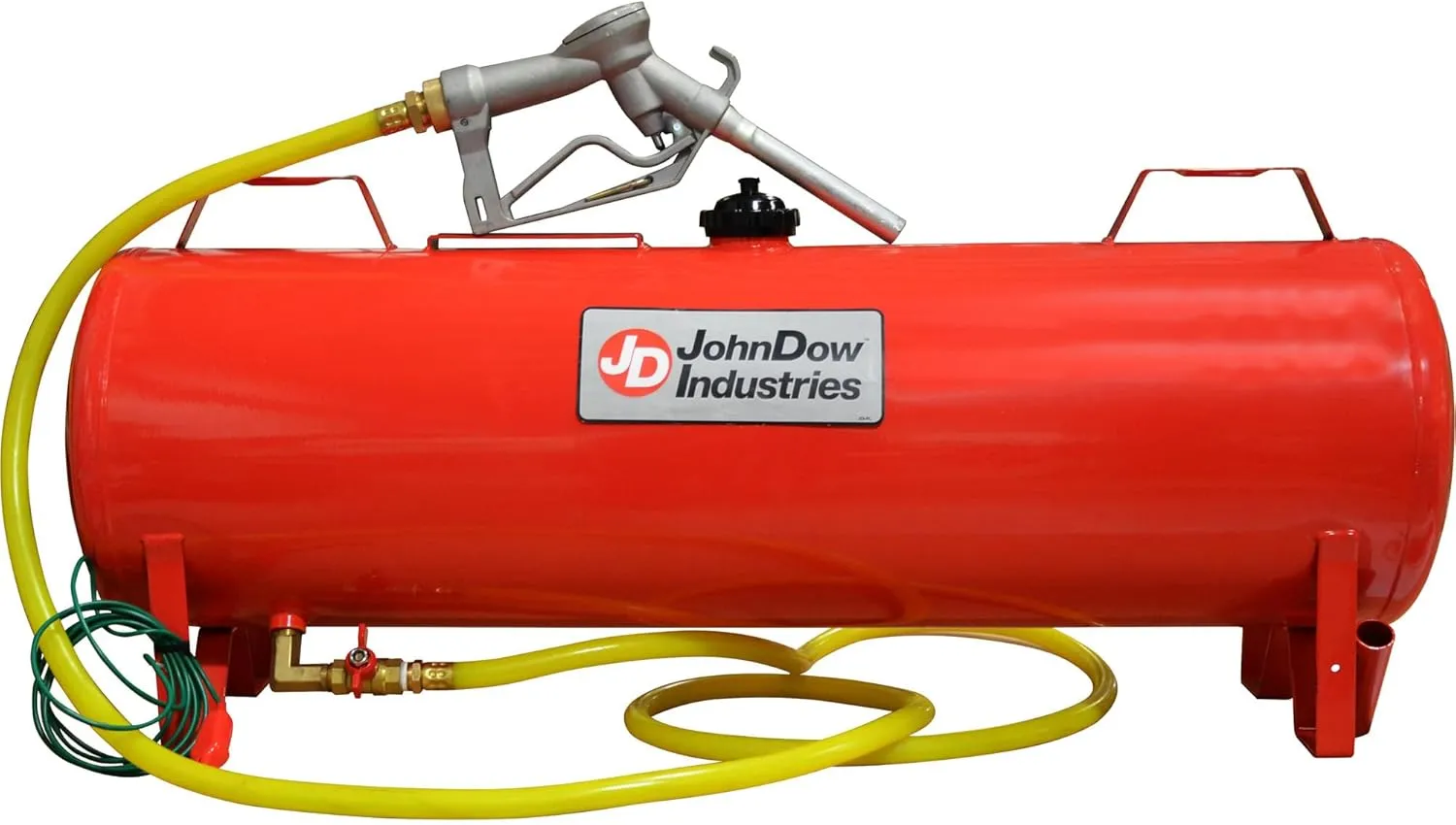 JohnDow Industries JDI-FST15 15 Gallon Fuel Station - Durable and Convenient Fuel Storage and Dispensing Solution,Red