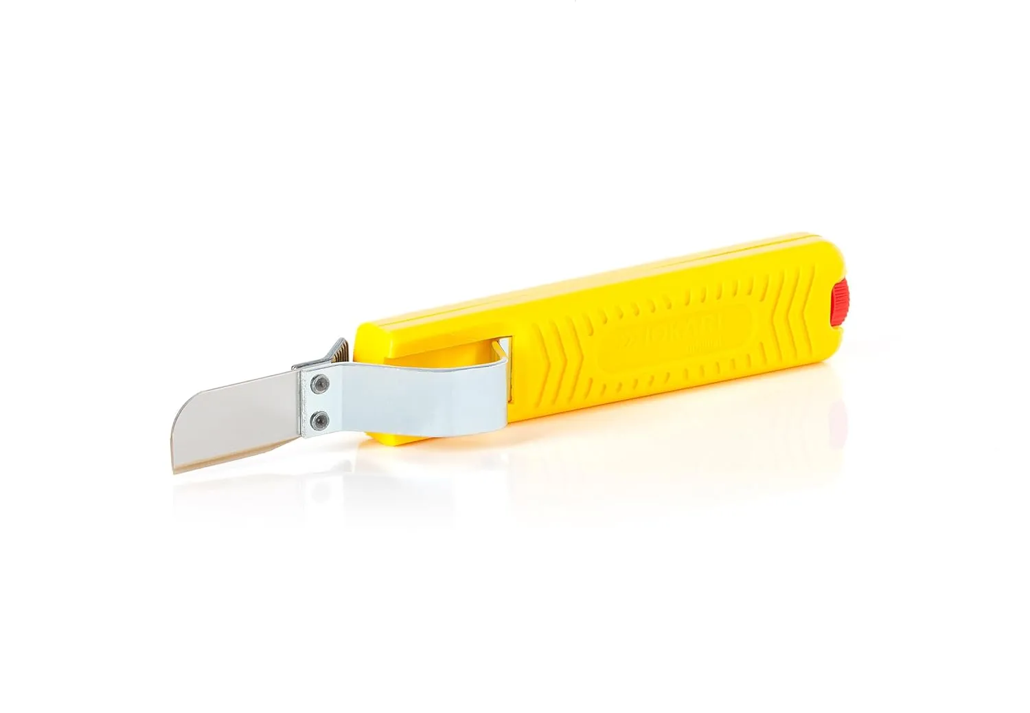Jokari 10285 Standard Version Secura Cable Stripping Knife for All Standard Round Cables, No. 28G, 17cm L x 2.9cm W x 3cm H