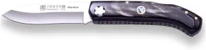 Joker Sports pocket folding knife Pachón NF99, buffalo horn handle, blade SANDVICK 12C27 3.14 inches, includes luxury box, fishing tool, hunting, camping and hiking