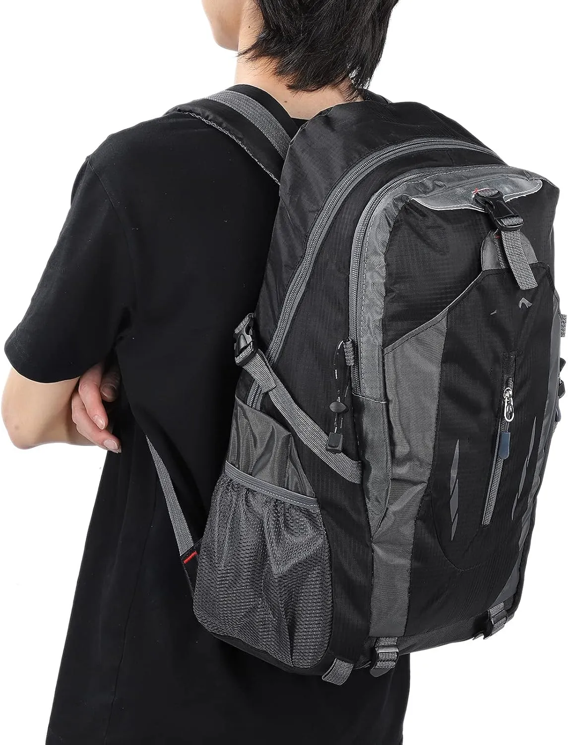 JTLB 6 Colors 40L Backpack Shoulder Bag for Outdoor Sports Climbing Camping Hiking (Black)