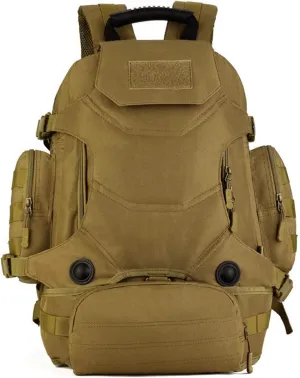 Jungle Leopard 40L Travel Rucksack Tsctical Backpack Army Molle Outdoor Sport Bag Men Camping Hiking Military (Color : S427-40L-T)