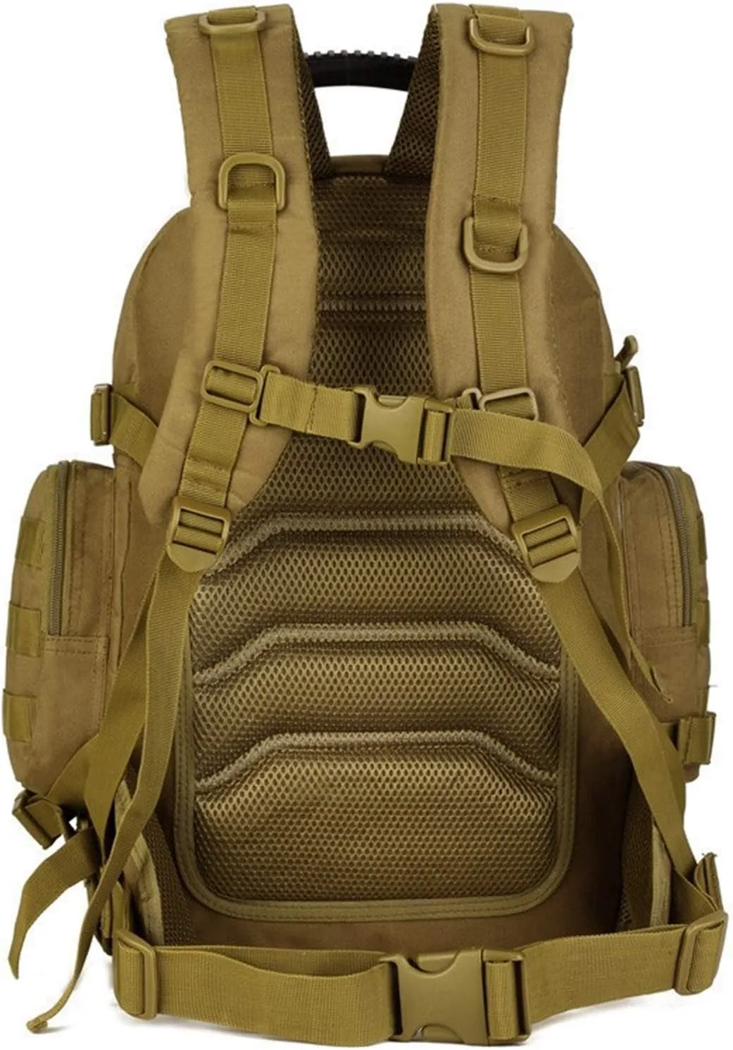 Jungle Leopard 40L Travel Rucksack Tsctical Backpack Army Molle Outdoor Sport Bag Men Camping Hiking Military (Color : S427-40L-T)