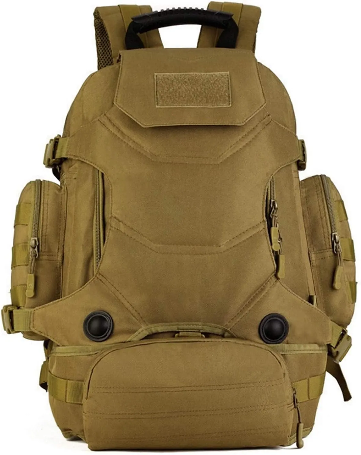 Jungle Leopard 40L Travel Rucksack Tsctical Backpack Army Molle Outdoor Sport Bag Men Camping Hiking Military (Color : S427-40L-T)