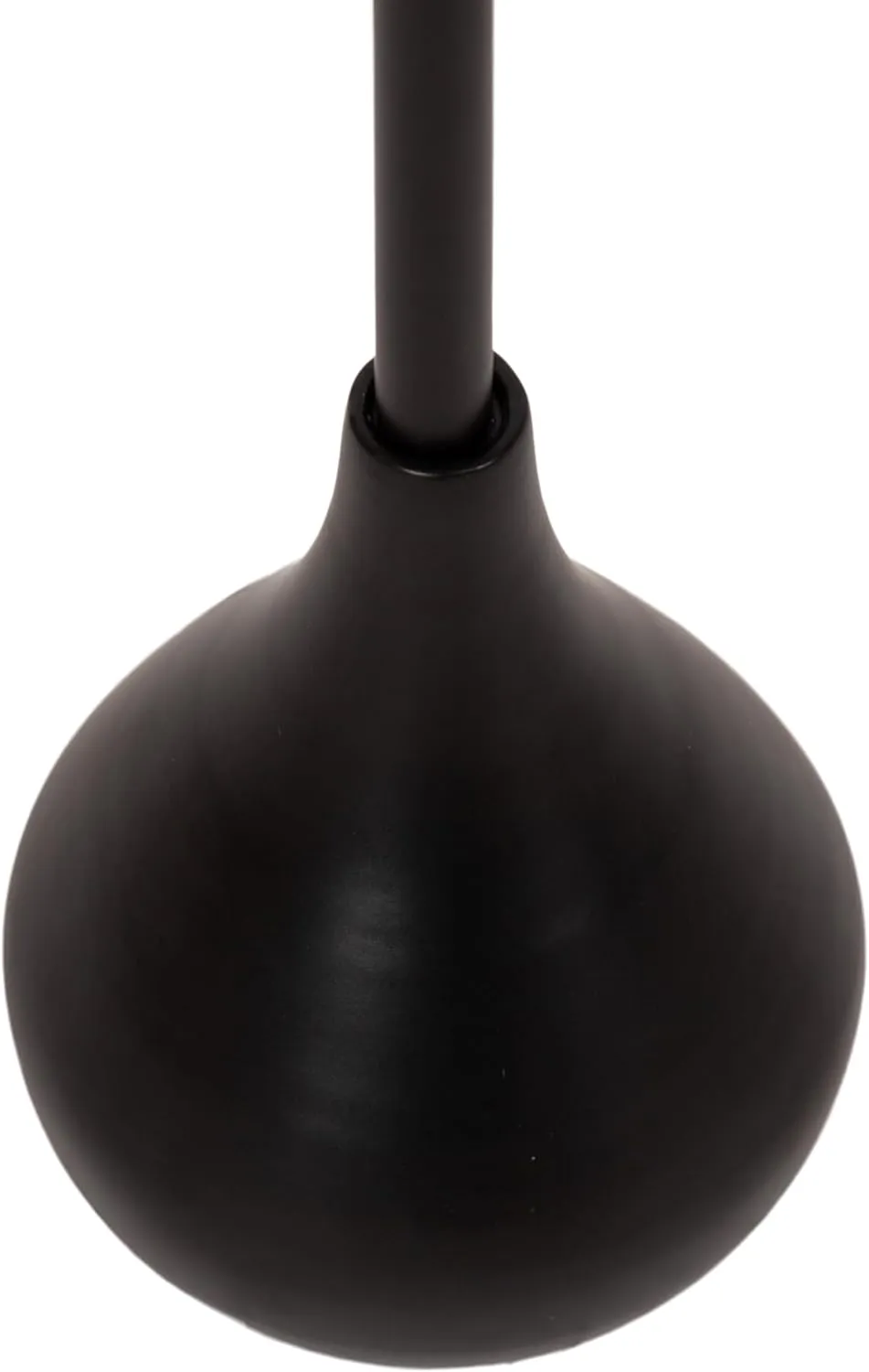 Kate and Laurel Hersi Decorative Modern Pedestal Drink Table, 7 x 7 x 20, Gold, Cast Aluminum Mini Table with Teardrop Base for Use as Small Plant Stand or Living Room Martini Table