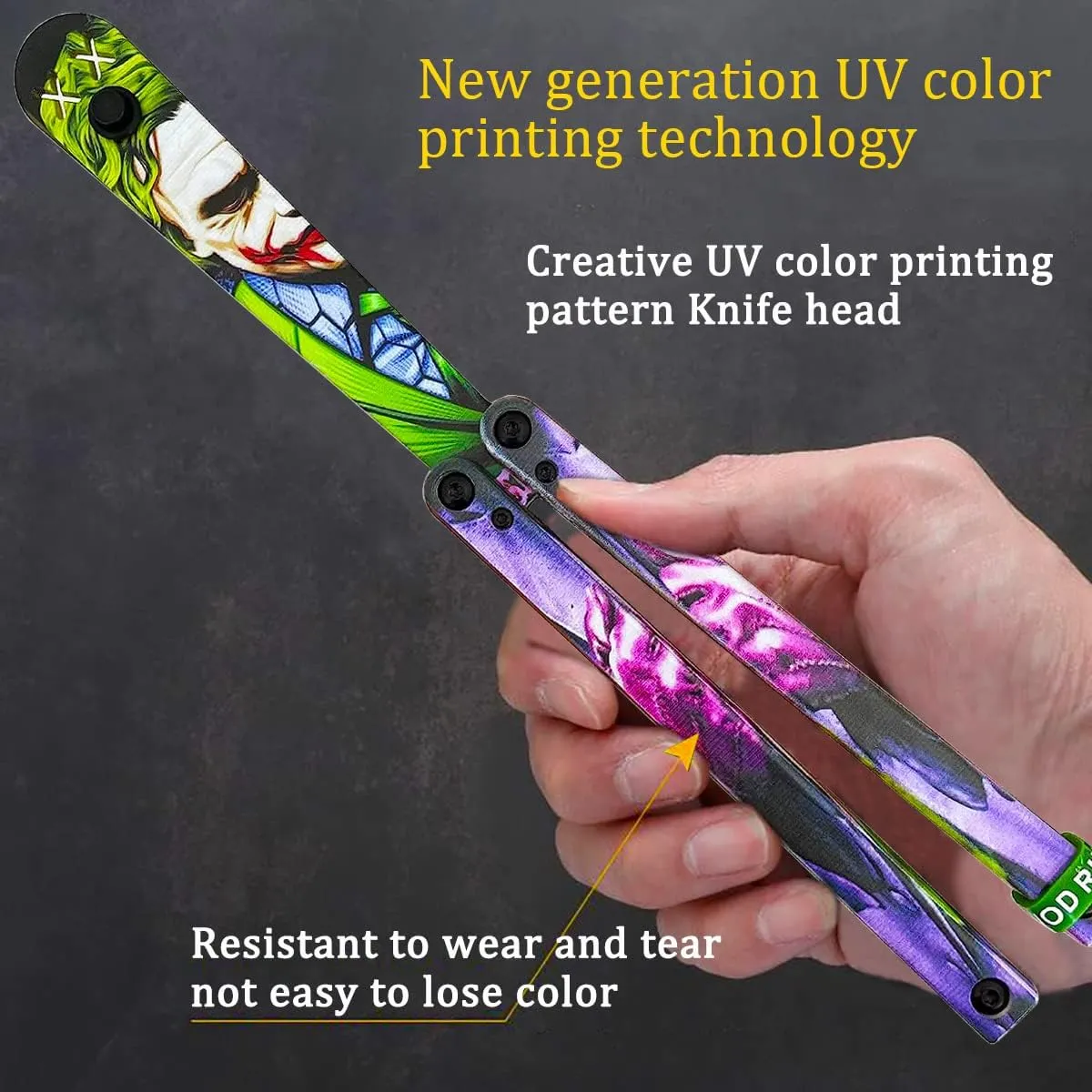 KEEDAS Integral Channel Plastic Handle, Ultra-Lightweight Durable Multitool, Best Balance and Inertia, Great for Beginners, Ideal for Christmas, Birthday, Anniversary (Clowns-1)