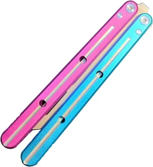 KEEDAS Integrated Forging Bushing System, Aluminum Integral Channel Handle, Excellent Grip, Pretty Solid, Best Balance and Inertia, Great for Beginners (Blue-Pink)