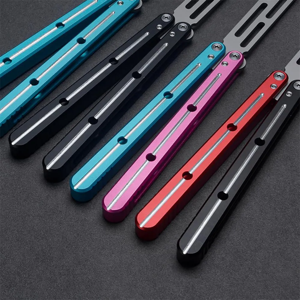 KEEDAS Integrated Forging Bushing System, Aluminum Integral Channel Handle, Excellent Grip, Pretty Solid, Best Balance and Inertia, Great for Beginners (Blue-Pink)