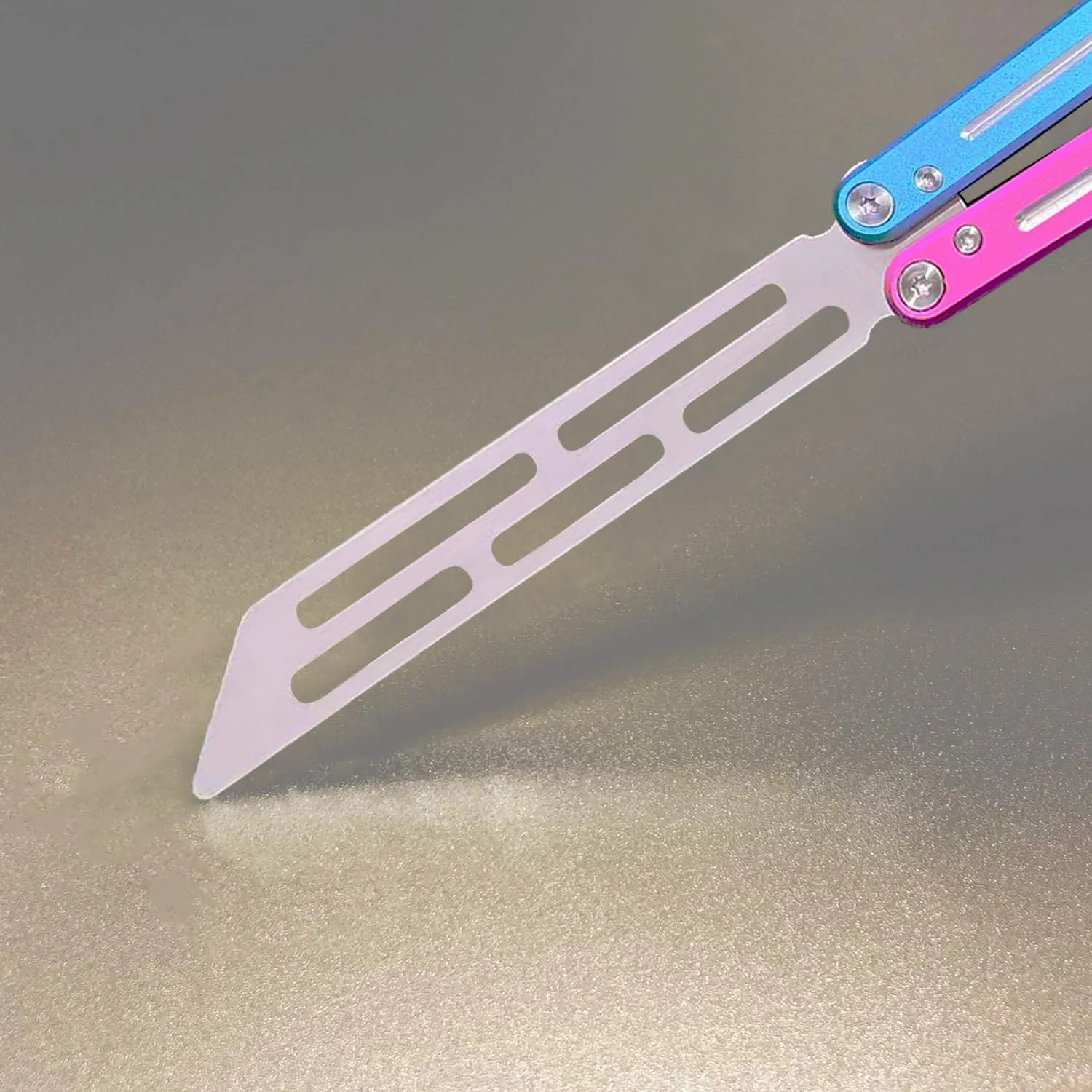 KEEDAS Integrated Forging Bushing System, Aluminum Integral Channel Handle, Excellent Grip, Pretty Solid, Best Balance and Inertia, Great for Beginners (Blue-Pink)