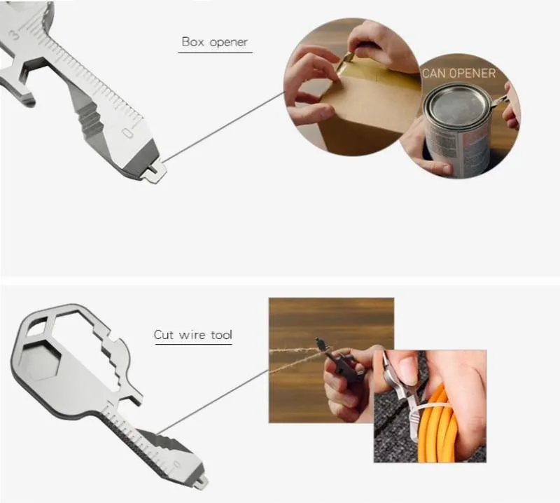 Key Shaped Multi-Functional Tool