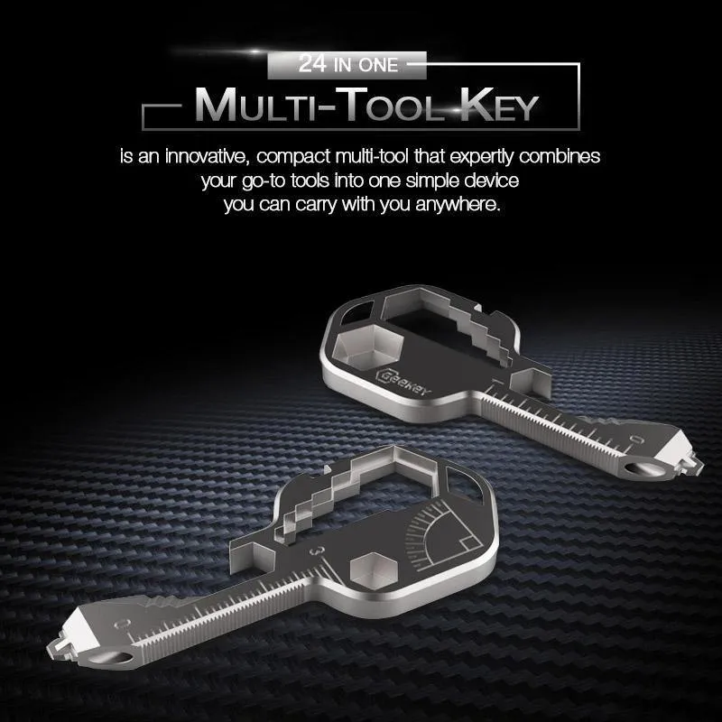 Key Shaped Multi-Functional Tool