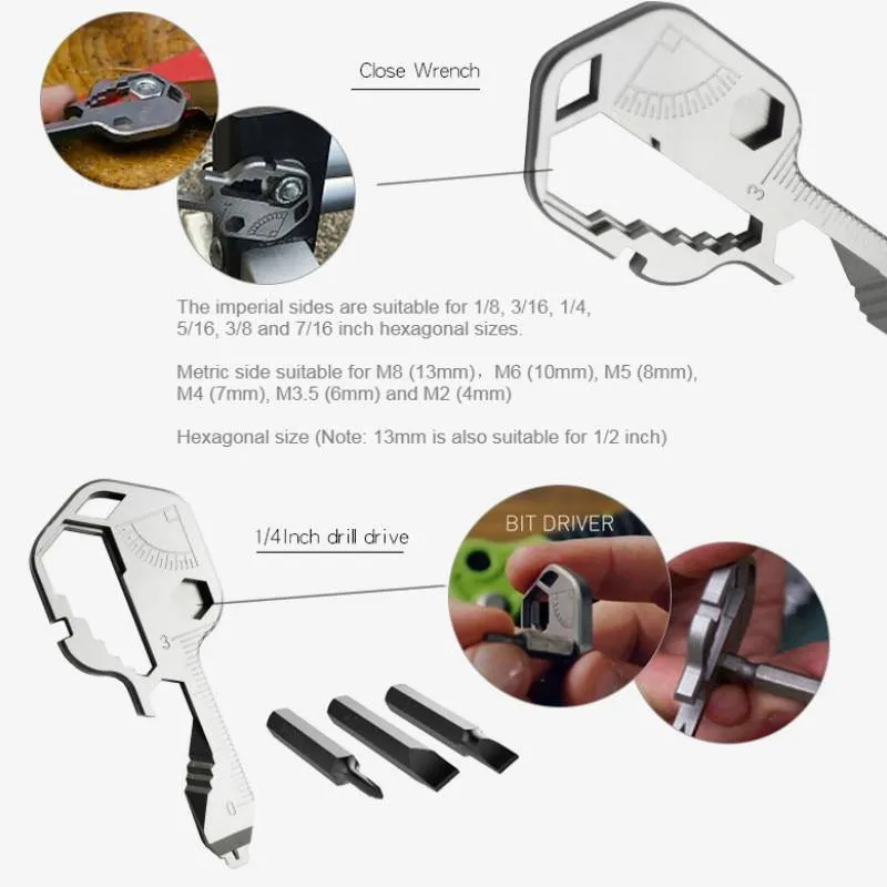 Key Shaped Multi-Functional Tool