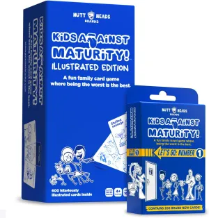 Kids Against Maturity: Card Game for Kids and Family, Super Fun Hilarious for Family Party Game Night, Combo Pack (Core Expansion 1)