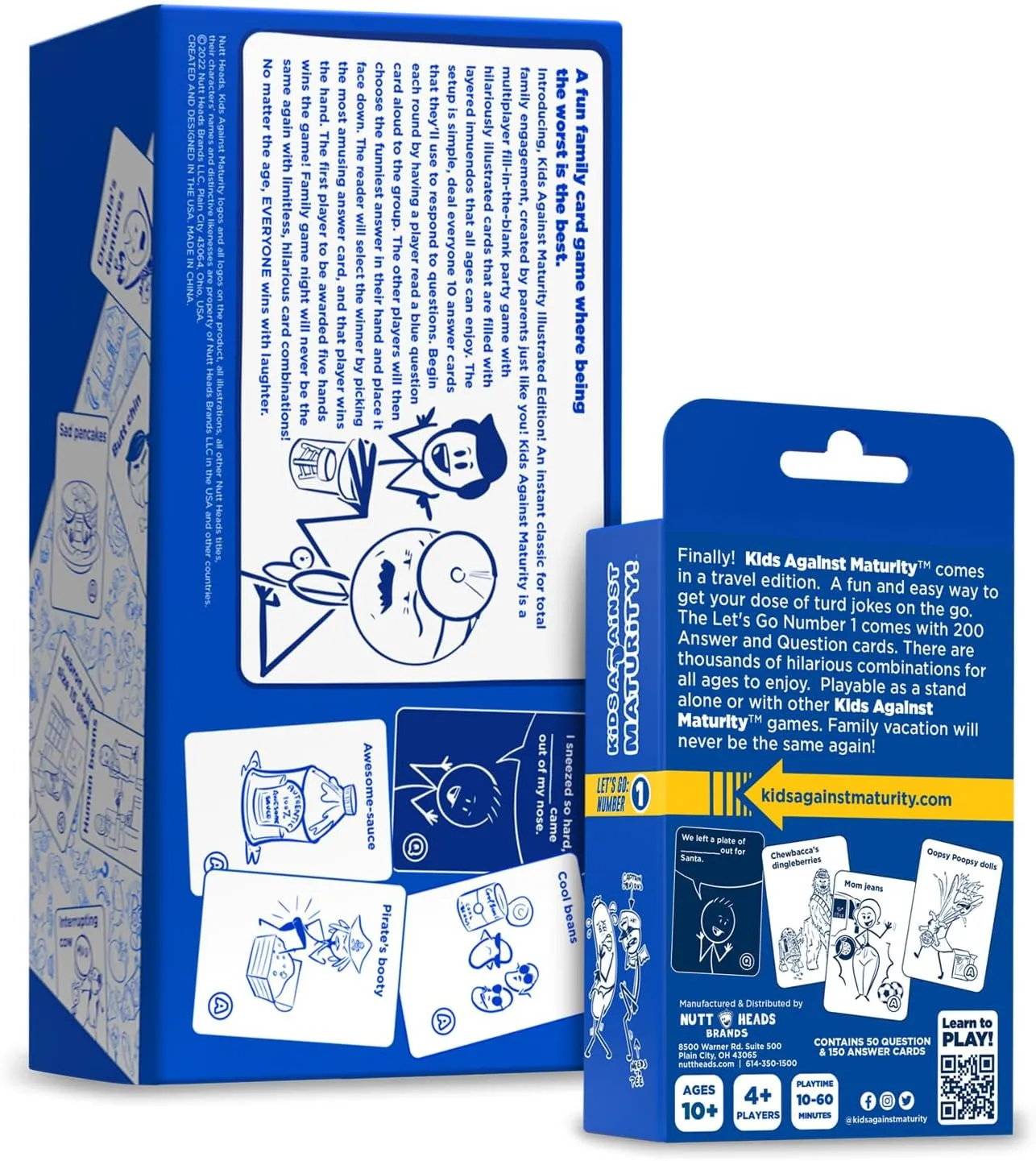 Kids Against Maturity: Card Game for Kids and Family, Super Fun Hilarious for Family Party Game Night, Combo Pack (Core Expansion 1)