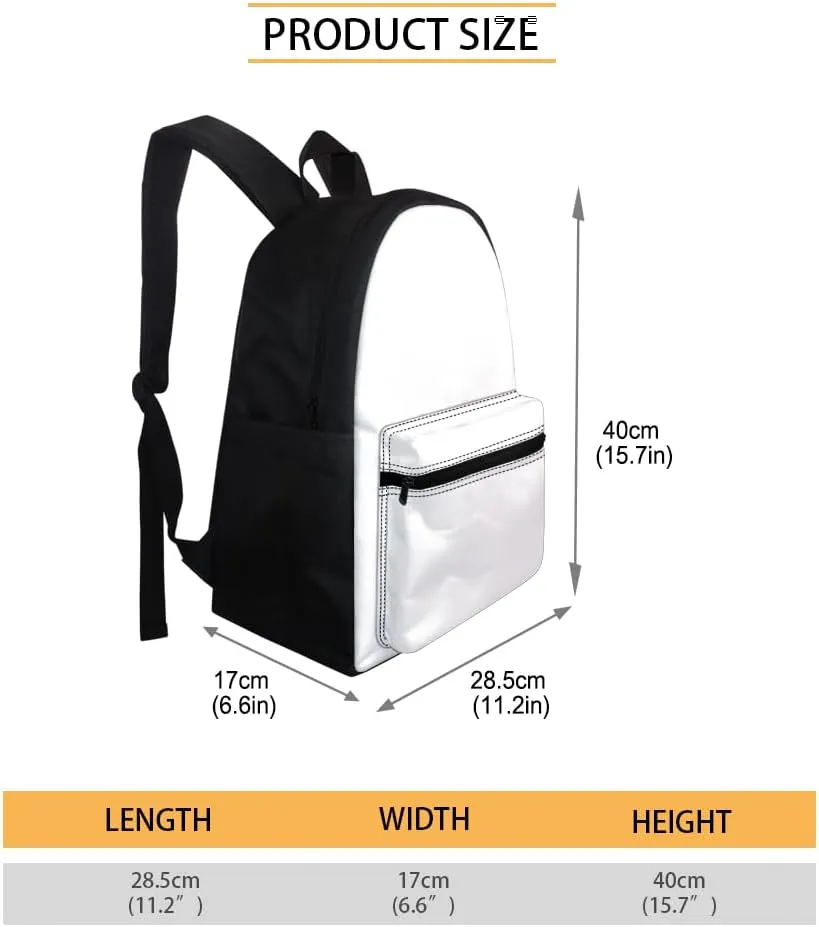 KIDVOVOU Cool Blue Howling Wolf Backpack for School Boys Kids lightweight School Bag Rucksack Laptop Backpack Travel Daypack