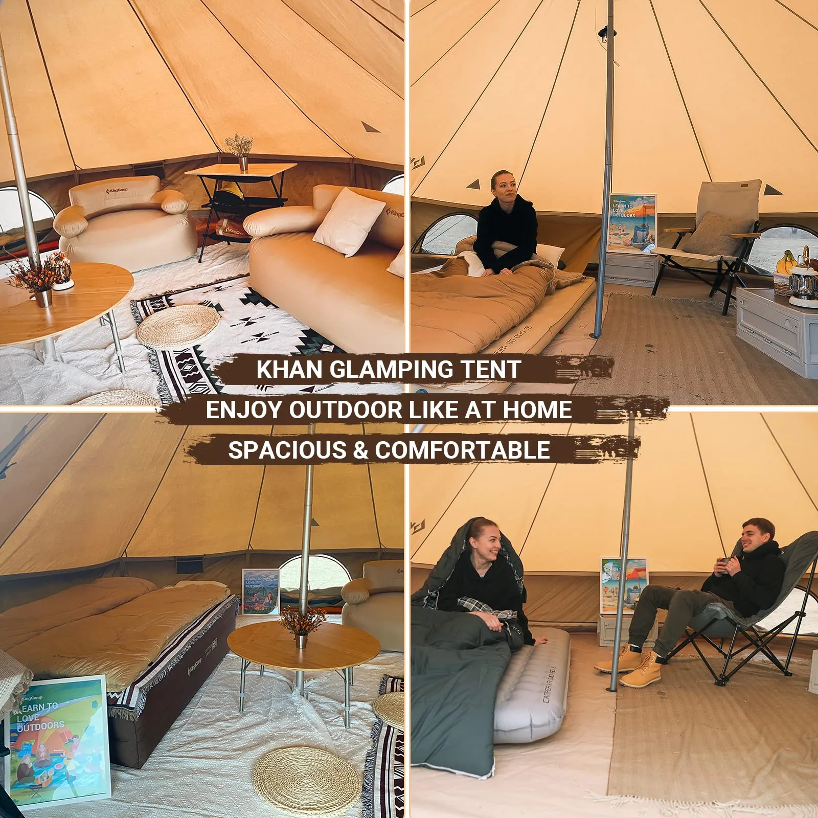 KingCamp KHAN C 400 Canvas Camping Tent