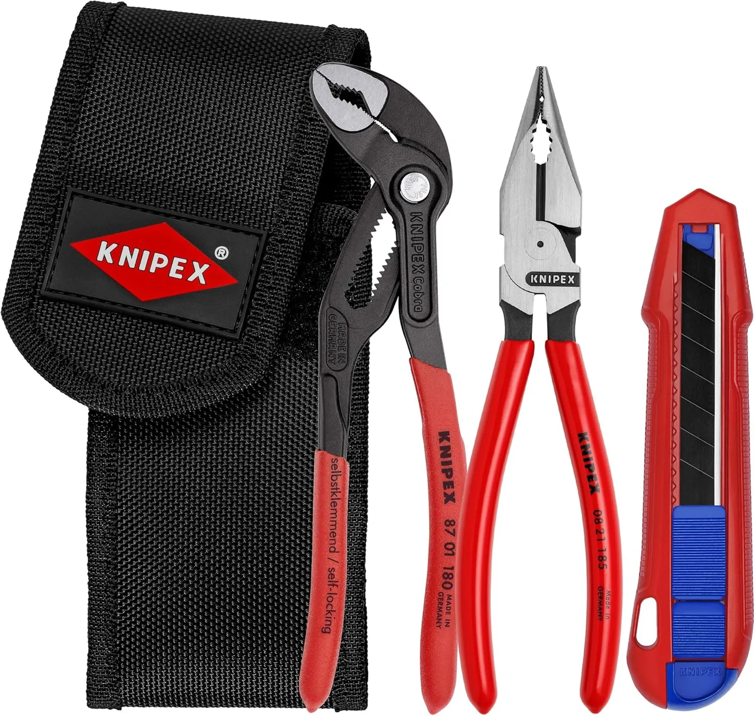 KNIPEX Tools 9K 00 80 169 US 2024 KNIPEX Holiday Gift Set with FREE CutiX Snap Knife