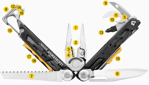 Leatherman Signal Camping Multi-Tool - Black